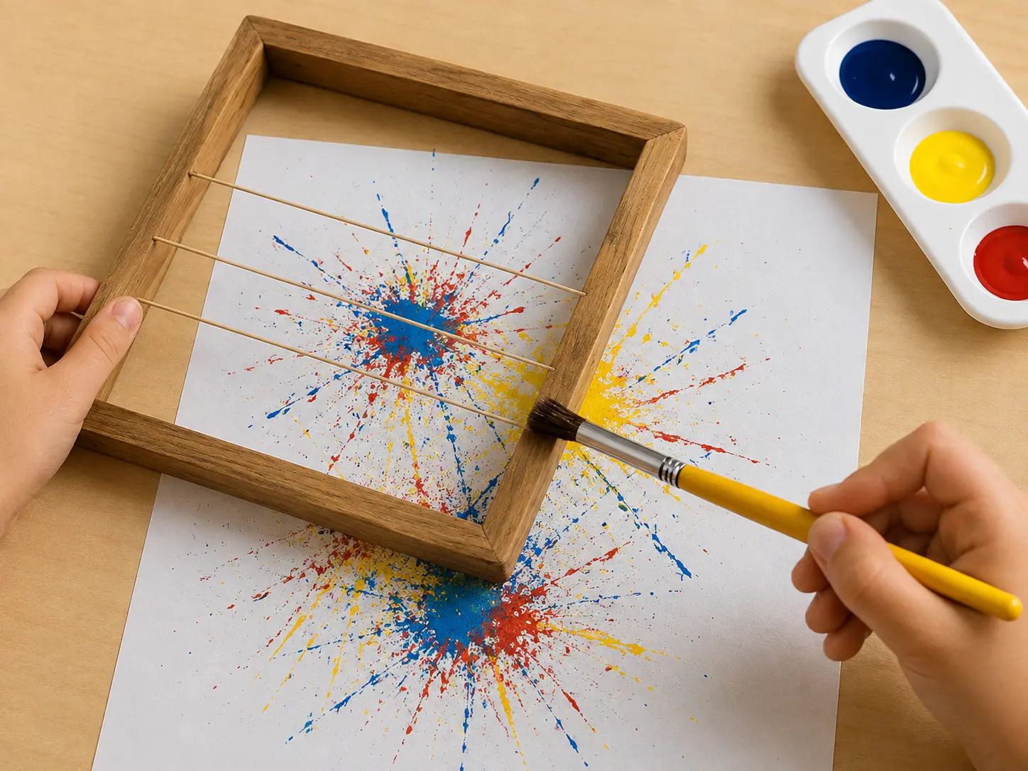 Snap Art Painting workshop at woo-hoo!